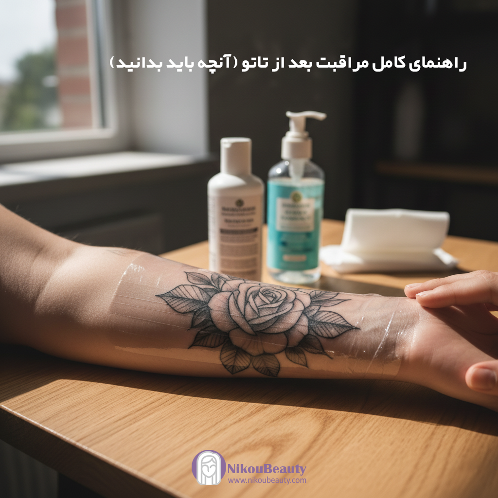 راهنمای کامل مراقبت بعد از تاتو (آنچه باید بدانید)